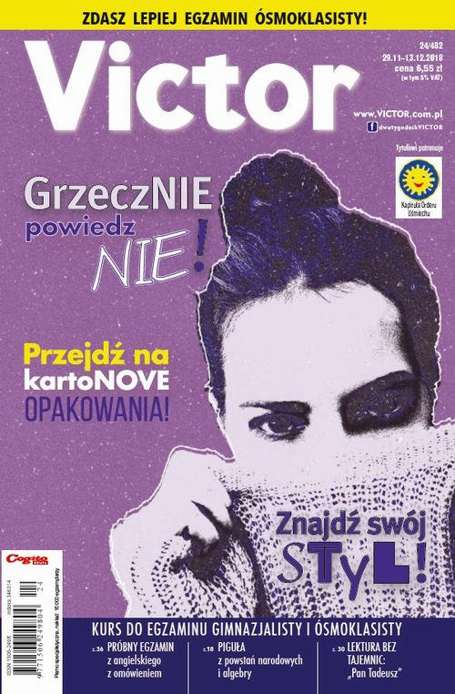 Okładka: Victor nr 24/482 29.11–13.12.2018