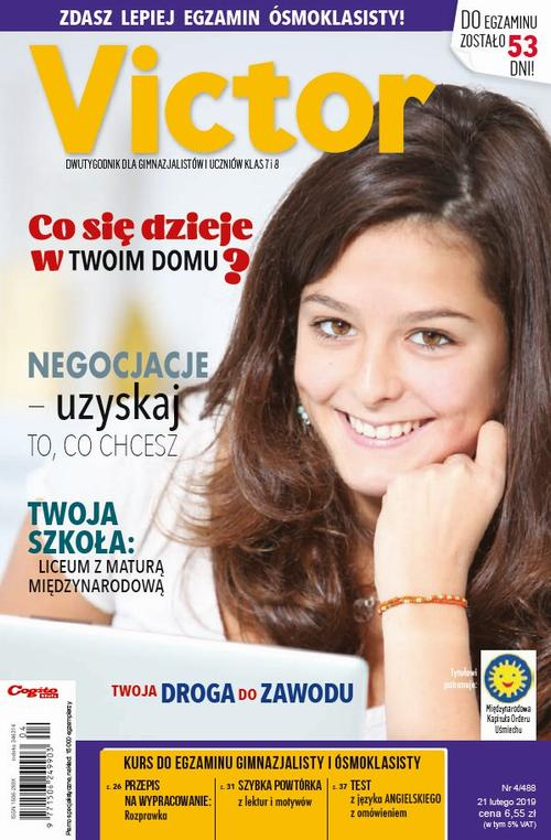 Okładka: Victor nr 4/488 21 lutego 2019