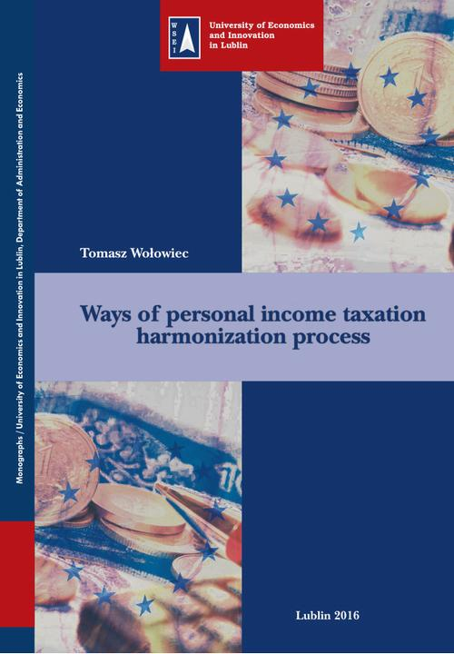 Okładka: Ways of personal income taxation harmonization process