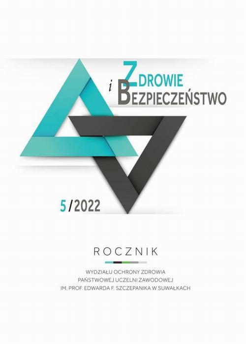 Okładka: Zdrowie i Bezpieczeństwo. Rocznik Wydziału Ochrony Zdrowia Państwowej